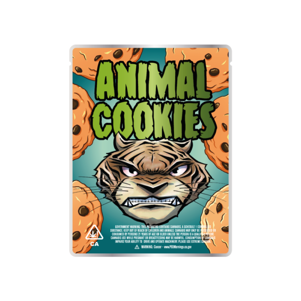 Animal Cookies Mylar Bags