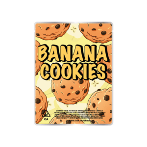 Banana Cookies Mylar Bags - ID Packs