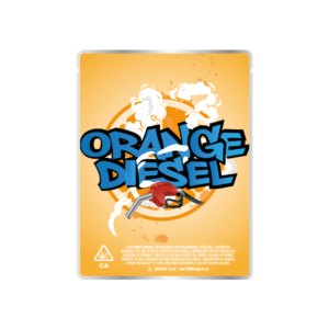 Orange Diesel Mylar Bags - ID Packs