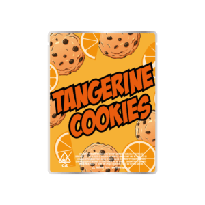 Tangerine Cookies Mylar Bags