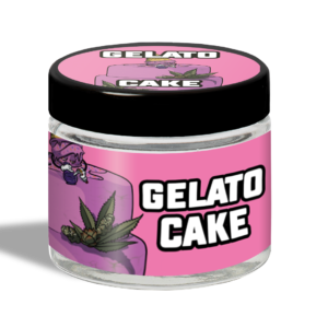 Gelato Cake Glass Jar Dispensary Packaging - iD Packs