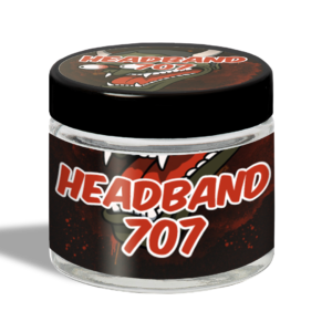 Headband 707 glass jar