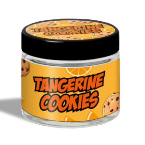 Tangerine Cookies Glass Jar. iD Packs