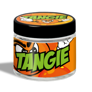 Tangie Glass Jar. iD Packs dispensary packaging