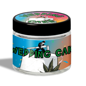 Wedding Cake Glass Jar